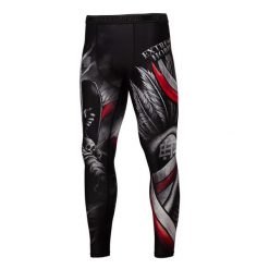 Legginsy sportowe męskie EXTREME HOBBY HUSARZ. Czarne legginsy sportowe męskie EXTREME HOBBY, m, bez wzorów, z elastanu. Za 229.00 zł.