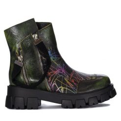 Botki Maciejka. Botki damskie Maciejka, bez obcasa, na płaskiej podeszwie, bez zapięcia. Za 579.99 zł.