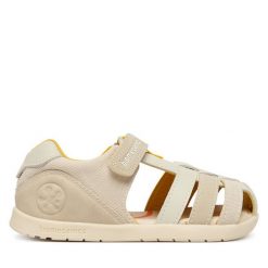 Sandały Biomecanics. Szare sandały chłopięce Biomecanics, bez zapięcia. Za 259.99 zł.