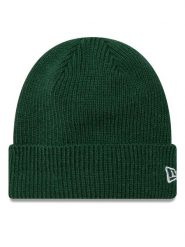 New Era Czapka Wool Cuff Knit Beanie 60424811 Zielony. Zielone czapki i kapelusze damskie New Era, na zimę, bez wzorów, z materiału. Za 99.99 zł.