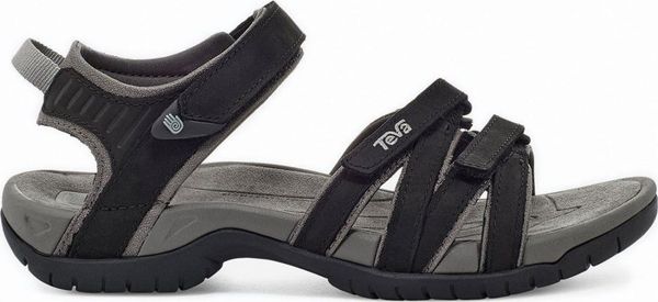 Teva Sandały sportowe damskie Tirra czarne r. 37.5. Czarne sandały damskie Teva, bez wzorów, bez obcasa, bez zapięcia. Za 308.95 zł.
