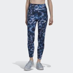 Legginsy adidas AeroReady Designed To Move W GS6350. Fioletowe legginsy damskie Adidas, xs, bez wzorów. Za 80.00 zł.