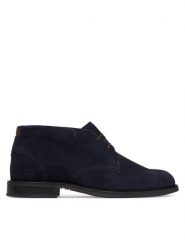Tommy Hilfiger Trzewiki Corporate Dressy Suede Lace Boot FM0FM05951 Granatowy. Niebieskie botki męskie Tommy Hilfiger, bez wzorów, ze skóry, bez zapięcia. Za 649.99 zł.