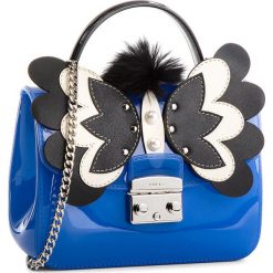 Torebka FURLA - Candy Melita 961710 B BQA5 J63 Ginepro e/Onyx. Niebieskie torebki do ręki damskie Furla, z tworzywa sztucznego. W wyprzedaży za 709.00 zł.