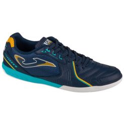 Buty halowe do piłki nożnej męskie, Dribling 24 DRIW IN. Niebieskie buty sportowe męskie Joma, z materiału, bez zapięcia, do piłki nożnej. Za 159.99 zł.