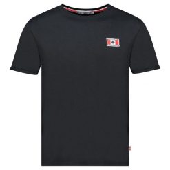 Koszulka Canadian Peak JALTIMOREAK BLACK RM MEN 254 (RBMSZ1234H/CP-NOIR). Czarne koszulki sportowe męskie Canadian Peak, bez wzorów, bez kołnierzyka, bez ramiączek. Za 99.00 zł.