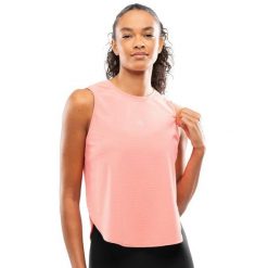 Damska koszulka do biegania bez rękawów Fitness Siroko Seine Coral Pink. Czerwone koszulki sportowe damskie SIROKO, m, bez wzorów, z materiału, bez kołnierzyka, bez ramiączek, do biegania. Za 85.00 zł.
