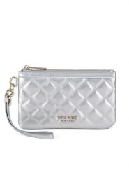 Nine West Torebka LILLA1 Srebrny. Szare torebki do ręki damskie Nine West, bez wzorów, z tworzywa sztucznego, wizytowe, bez dodatków. Za 99.99 zł.