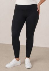 Czarne Klasyczne Legginsy z Wysokim Stanem Norisi. Czarne legginsy damskie Born2be, uniwersalny, bez wzorów, z jeansu, na fitness i siłownię. Za 79.99 zł.