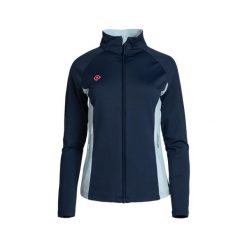 Kurtka polarowa damska DENVER Stretch, dwuelastyczna, wiatroszczelna i oddychają. Niebieskie kurtki damskie IZAS, bez wzorów, z nylonu, bez kaptura. Za 252.13 zł.