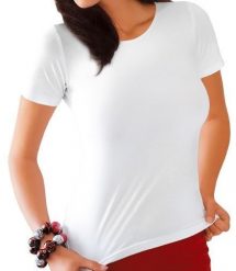 Babell Koszulka damska Carla biała r. M. Białe t-shirty damskie Babell, m, bez wzorów, bez kołnierzyka. Za 78.89 zł.