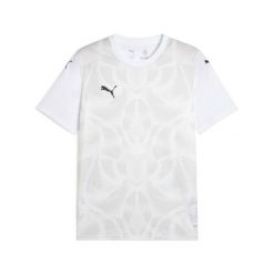 Koszulka Puma Team Ultimate. Białe koszulki sportowe męskie Puma, bez wzorów, z materiału, bez kołnierzyka, bez ramiączek, do piłki nożnej. Za 173.50 zł.