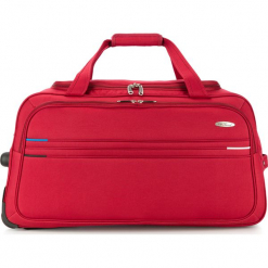 Torba podróżna V25-10-479-30. Czerwone torby podróżne damskie Wittchen, z materiału. Za 259.00 zł.
