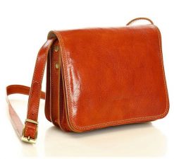 Torebka damska camel MARCO MAZZINI L178b. Brązowe torby na ramię damskie bez wzorów, z bawełny, biznesowe, duże, bez dodatków. Za 382.99 zł.