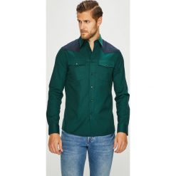 Calvin Klein - Koszula. Szare koszule męskie Calvin Klein, z długim rękawem. Za 449.90 zł.
