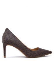 MICHAEL Michael Kors Szpilki Alina Flex Pump 40F2HNMP1B Brązowy. Brązowe szpilki damskie MICHAEL Michael Kors, bez wzorów, ze skóry, bez obcasa, bez zapięcia. Za 629.99 zł.