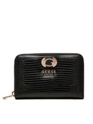 Guess Portfel SWKG95 31140 Czarny. Czarne portfele damskie Guess, z aplikacjami, ze skóry. Za 159.99 zł.