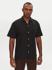 Jack & Jones Koszula Breeze Resort 12268967 Czarny Relaxed Fit. Czarne koszule męskie Jack & Jones, m, bez wzorów, z bawełny, bez kołnierzyka, bez ramiączek. Za 79.99 zł.