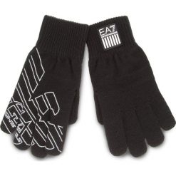 Rękawiczki Męskie EA7 EMPORIO ARMANI - 275805 8A302 00020 M Black. Czarne rękawiczki męskie EA7 Emporio Armani, z materiału. W wyprzedaży za 219.00 zł.