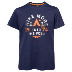 Koszulka Zamir Dla Chłopców. Niebieskie t-shirty dla chłopców Hi-tec, bez wzorów, z bawełny, bez ramiączek. Za 57.99 zł.