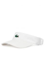 Lacoste Daszek RK8727 Biały. Białe rękawiczki męskie Lacoste, bez wzorów, z poliesteru. Za 269.99 zł.