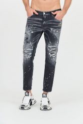 DSQUARED2 Czarne jeansy Skater Jean. Czarne jeansy męskie Dsquared2. W wyprzedaży za 1,999.99 zł.