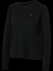 Hummel Koszulka długi rękaw hmlYOGA SOFT LOOSE W – miękki TENCEL™. Czarne t-shirty damskie Hummel, m, bez wzorów, z dżerseju, bez kołnierzyka. Za 130.50 zł.