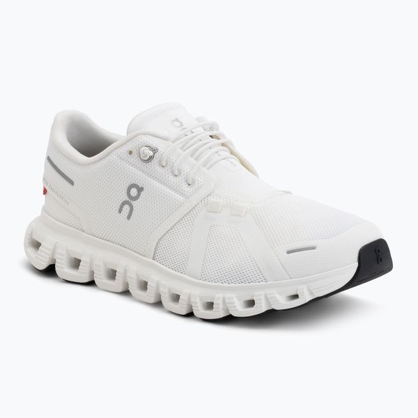Buty damskie On Cloud 6 Wide. Białe obuwie sportowe damskie On, bez wzorów, z materiału, do biegania. Za 659.99 zł.
