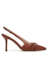 Marciano Guess Szpilki 5GGZ31 7324A Brązowy. Brązowe szpilki damskie Marciano Guess, z aplikacjami, ze skóry, bez obcasa, bez zapięcia. Za 869.99 zł.