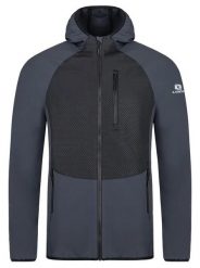 Męska kurtka softshell Loap Urcael szara. Szare kurtki męskie Scarpa, l, bez wzorów, z elastanu, sportowe, z kapturem. Za 277.99 zł.