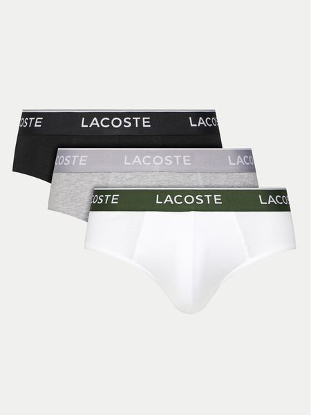 Lacoste Komplet slipów 8H1293 Kolorowy. Slipki męskie Lacoste, m, bez wzorów, z bawełny. Za 179.99 zł.