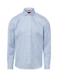 Finshley & Harding koszula biznesowa Mężczyźni Slim Fit Bawełna niebieski, 41. Niebieskie koszule męskie Finshley & Harding, m, bez wzorów, z bawełny, biznesowe, bez kołnierzyka, bez ramiączek. Za 199.95 zł.