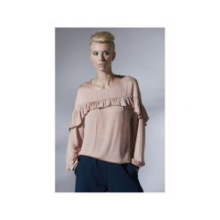 BLUZKA ROSA. Czerwone bluzki damskie Unicorno, z poliesteru, z dekoltem na plecach. Za 159.00 zł.