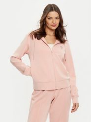 Guess Bluza V4YQ06 KCAY2 Różowy Regular Fit. Czerwone bluzy damskie Guess, m, z aplikacjami, z syntetyku, bez kaptura. Za 229.99 zł.