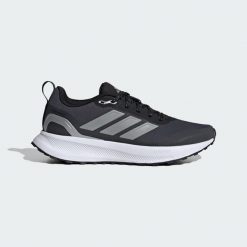 Buty Runfalcon 5 TR Running. Czarne obuwie sportowe damskie Adidas, bez wzorów, do biegania. W wyprzedaży za 194.25 zł.