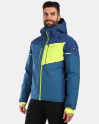 Męska kurtka narciarska Kilpi TONNSI-M. Niebieskie kurtki snowboardowe męskie Kilpi, na zimę, m, bez wzorów, z materiału, narciarskie. Za 543.00 zł.