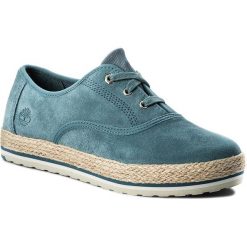 Espadryle TIMBERLAND - Eivissa Leather Sea A1O1S Aegean Blue. Niebieskie espadryle damskie Timberland, z materiału. W wyprzedaży za 259.00 zł.