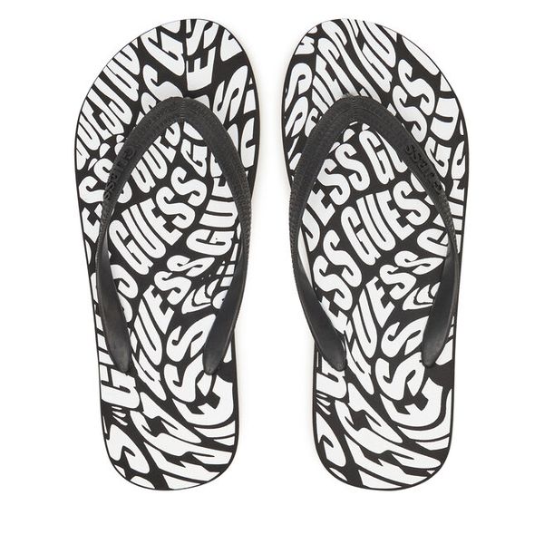 Japonki Guess. Czarne klapki męskie Guess. Za 83.99 zł.