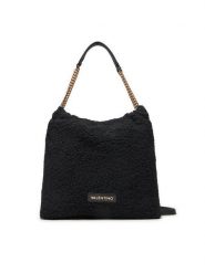 Valentino Torebka Qube VBS8DO07PLC Czarny. Czarne torebki do ręki damskie Valentino, bez wzorów, z materiału, bez dodatków. Za 399.99 zł.