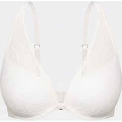 Koronkowy biustonosz - Kremowy. Białe biustonosze Reserved, z koronki. Za 59.99 zł.