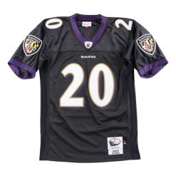 Koszulka Nfl Baltimore Ravens Ed Reed. Czarne koszulki sportowe męskie Mitchell & Ness, bez wzorów, bez kołnierzyka, bez ramiączek, do piłki nożnej. Za 1,298.00 zł.