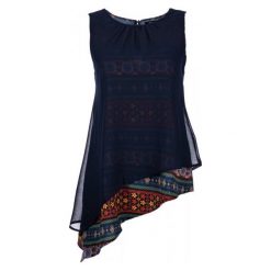 Desigual Top Damski S Ciemny Niebieski. Topy damskie marki Desigual. W wyprzedaży za 186.00 zł.