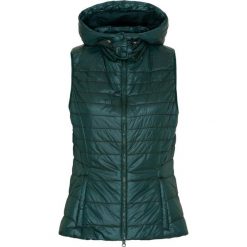 Damska kurtka bez rękawów z kapturem Equipage Valencia. Zielone kurtki damskie EQUIPAGE, bez wzorów, z puchu, z kapturem. Za 424.00 zł.