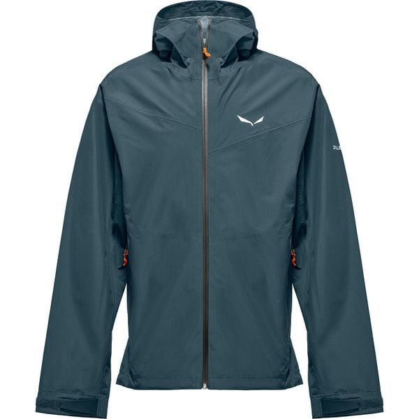 SALEWA Kurtka męska PUEZ AQUA 4 PTX 2.5L M JACKET pond blue/0910-M. Niebieskie kurtki męskie Salewa, l, bez wzorów, z materiału, bez kaptura. Za 524.99 zł.