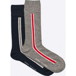 Tommy Hilfiger - Skarpety (2-pack). Szare skarpety męskie marki Tommy Hilfiger, z bawełny. W wyprzedaży za 34.90 zł.