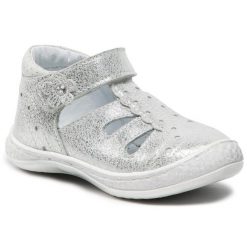 Sandały Sergio Bardi Kids. Szare sandały dziewczęce Sergio Bardi Kids, bez zapięcia. Za 159.99 zł.
