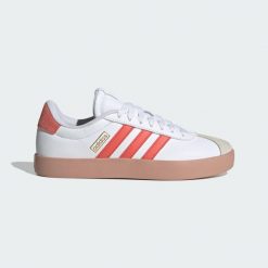Buty VL Court 3.0. Białe obuwie sportowe damskie Adidas, bez wzorów, trekkingowe. Za 285.25 zł.
