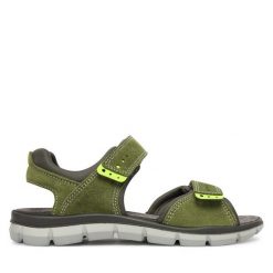 Sandały Primigi. Zielone sandały chłopięce Primigi, bez zapięcia. Za 249.99 zł.