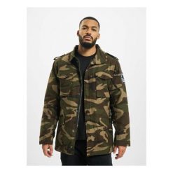 Kurtka zimowa dwa w jednym Urban Classics Peter. Brązowe kurtki męskie Urban Classics, na zimę, m, bez wzorów, bez kaptura. Za 422.00 zł.