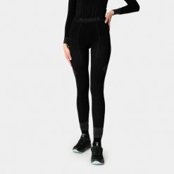 Spodnie termoaktywne trekkingowe damskie Alpinus Tactical Base Layer. Czarne spodnie materiałowe damskie Alpinus, xl, bez wzorów. Za 109.00 zł.
